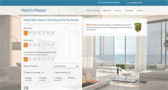 Desktop Screenshot of maidtoplease.com