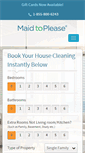 Mobile Screenshot of maidtoplease.com